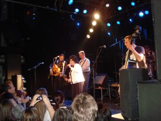 5. with Wanda Jackson, Posthof Linz